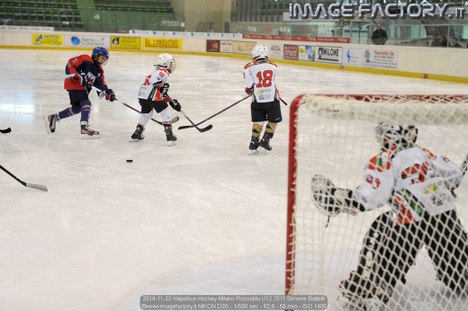 2014-11-23 Valpellice-Hockey Milano Rossoblu U12 2511 Simone Battelli